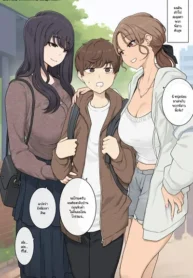 ผมถูกโอเน่ซังสองคนจู่โจม [Wakamatsu] Megumi-tai choshin onesan-tachi ni ryosoku kara puresu sa rete nige rarenai sekkusu